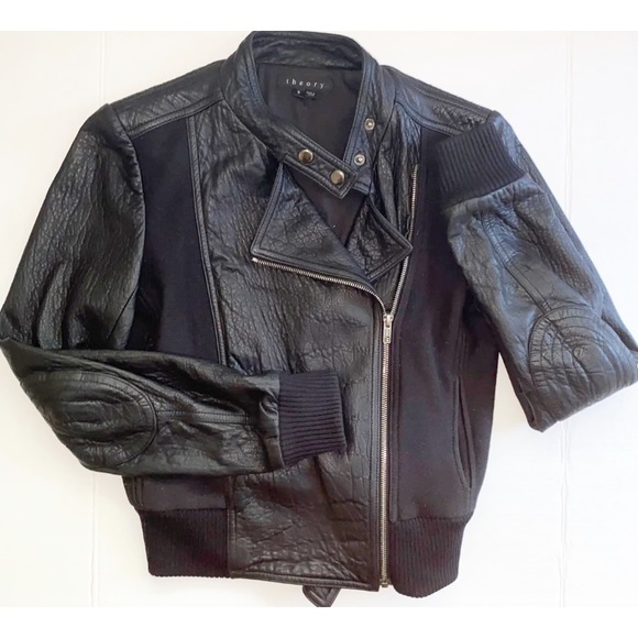 COPY - Theory women’s biker jacket Size Small - Picture 4 of 9